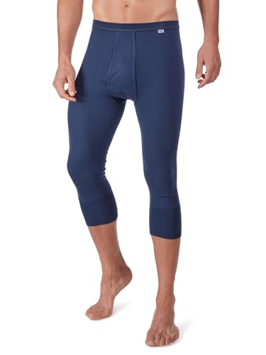 Huber Herren Pant 3/4 lang mit Eingriff Hipster, Blau (Marine 0386), (Herstellergröße: XX-Large) von HUBER