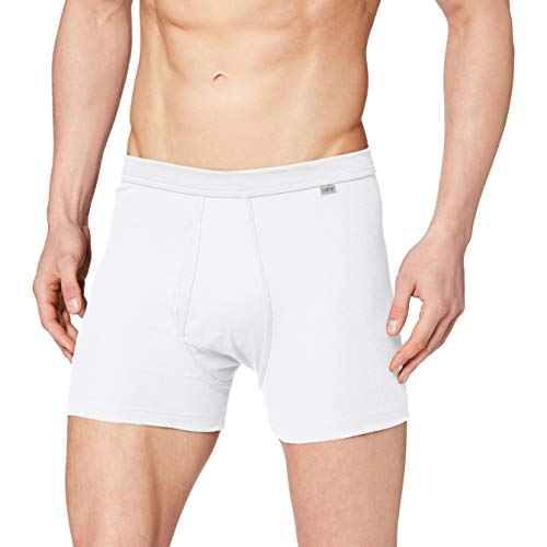 Huber Herren Pant kurzes Bein mit Eingriff Hipster, Weiß (Weiss 0500), Large (Herstellergröße: L) von HUBER