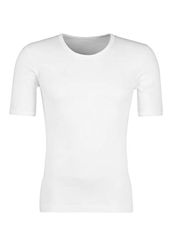 Huber Herren Shirt Kurzarm Unterhemd, Grün (Weiss 0500), Medium (Herstellergröße: M) von HUBER