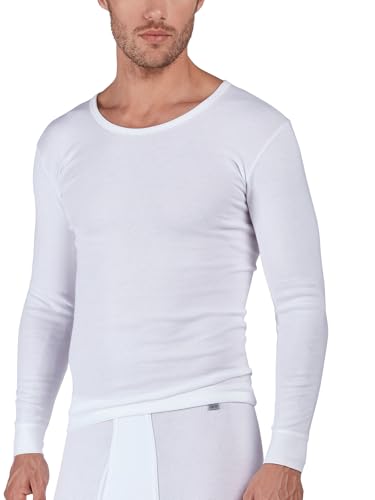 Huber Herren Shirt Langarm Unterhemd, Grün (Weiss 0500), (Herstellergröße: XX-Large) von HUBER