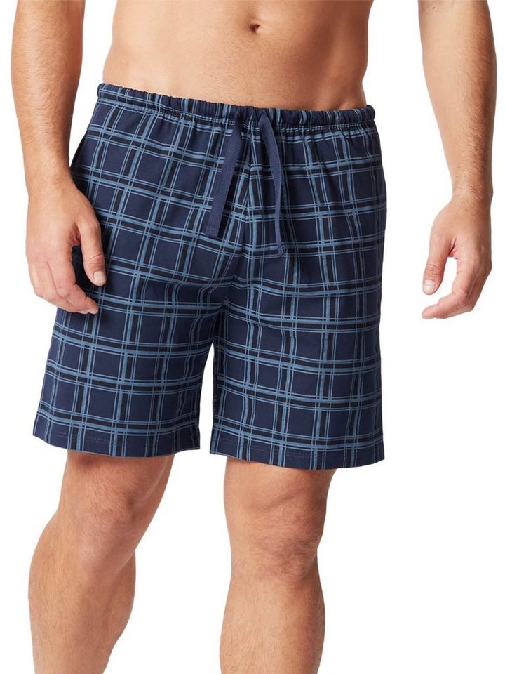 HUBER Loungehose Herren Hose kurz hautnah Night Basic Selection (Stück, 1-tlg) - von HUBER