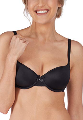 Huber Damen T-Shirt BH Body Couture Schalen BH,, Schwarz (Schwarz 017664), 85F von HUBER