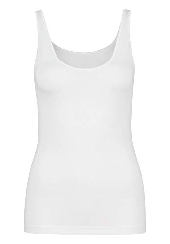 Huber Damen Unterhemd Soft Comfort Tank Top Achselshirt,Weiß (Weiss 010500), 36 von HUBER