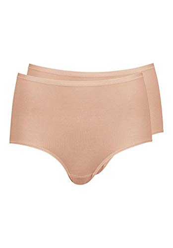 HUBER Damen Da. Maxi 2pack Taillenslip, Nude, 50 EU von HUBER