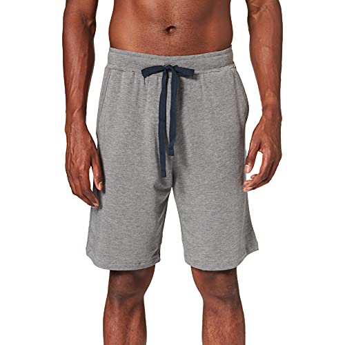 Huber Herren 24 Hours Men Lounge Jogginghose Bermuda Shorts, Grau (Stone Mele 6627), W50 (Herstellergröße: L) von HUBER