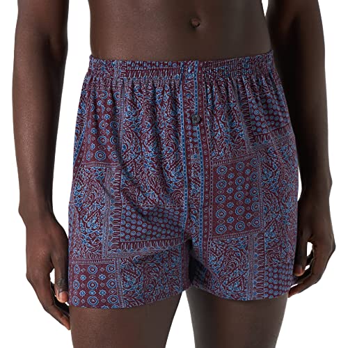 Huber Herren hautnah Jerseyboxer Selection Boxershorts, grapewine Paisley, Standard von HUBER