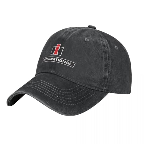 HUCHNSD Baseball Kappen IH Fan Club INTERNATIONAL RED Tractors Cowboyhut Schwarze Westernhüte Damenhut Herren Geschenk HUCHNSD Baseball Kappen IH Fan Club INTERNATIONAL RED Tractors Cowboyhut Schwarze Westernhüte Damenhut Herren Geschenk von HUCHNSD