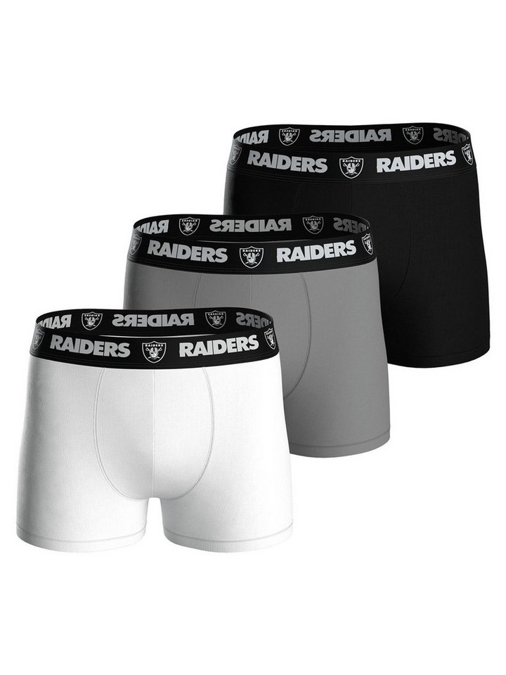 HUDDLE Boxer Las Vegas Raiders (3-St) Boxershorts, Herren Unterhose von HUDDLE