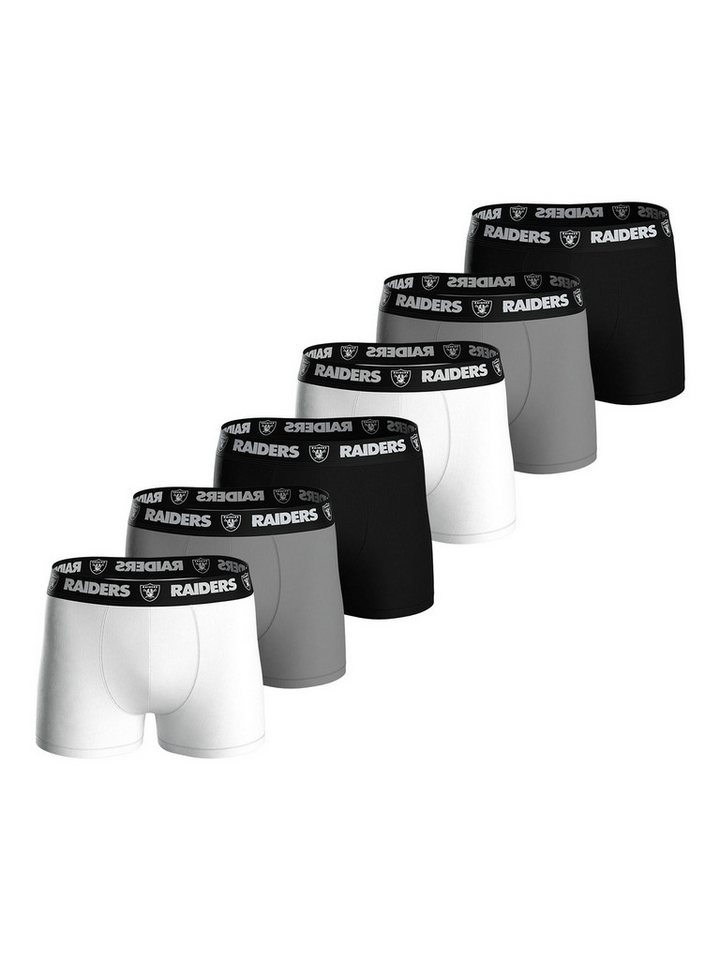 HUDDLE Boxer Las Vegas Raiders (6-St) Boxershorts, Unterhose, Boxerbriefs von HUDDLE