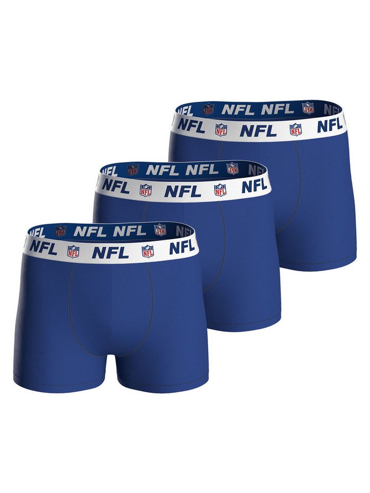 HUDDLE Boxer NFL Shield (3-St) Boxershorts, Herren Unterhose von HUDDLE