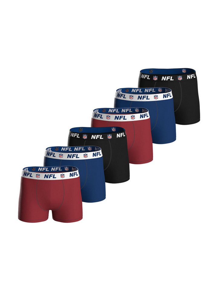 HUDDLE Boxer NFL Shield (6-St) Boxershorts, Unterhose, Boxerbriefs von HUDDLE