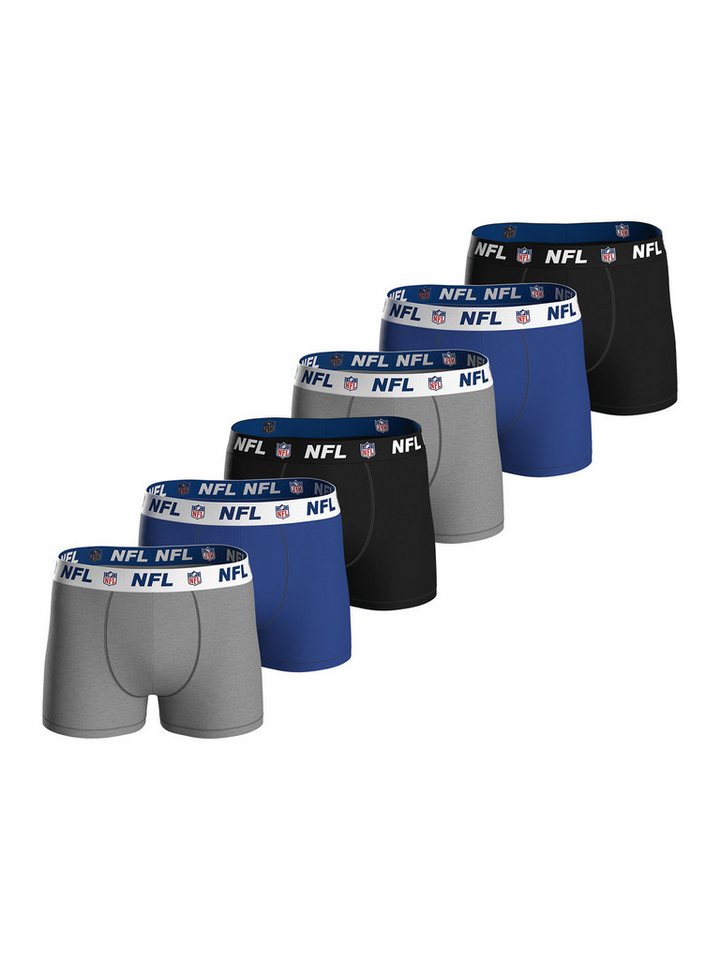 HUDDLE Boxer NFL Shield (6-St) Boxershorts, Unterhose, Boxerbriefs von HUDDLE