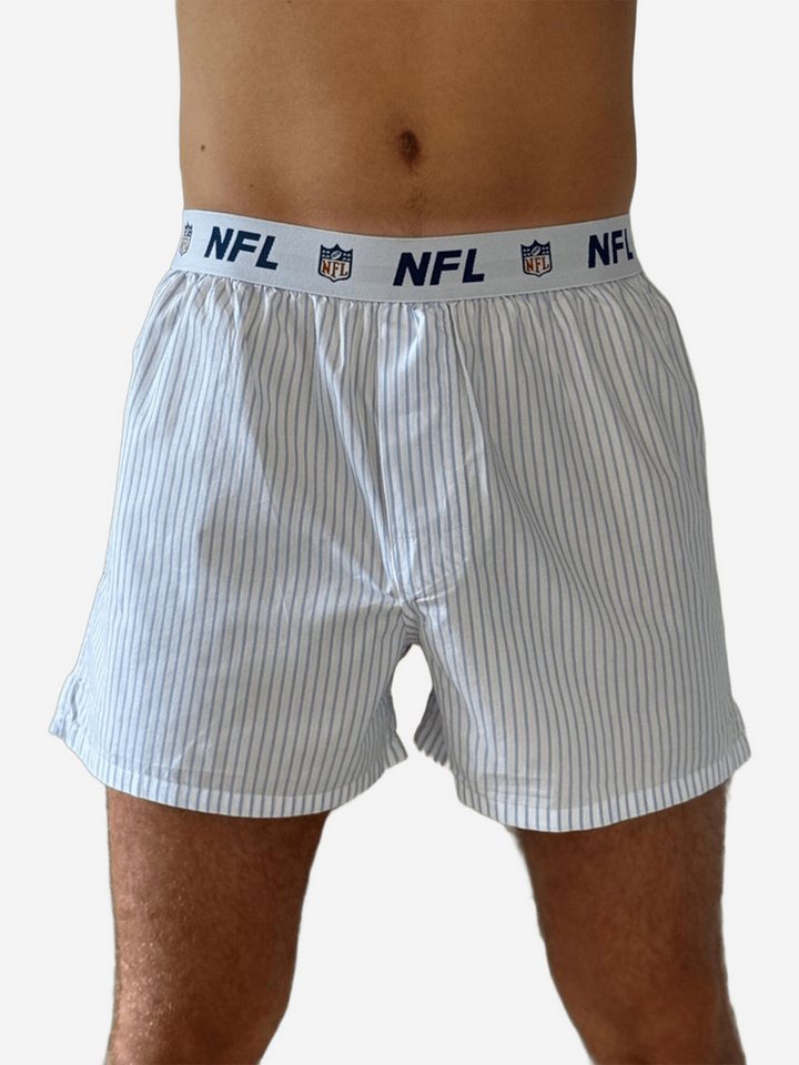 HUDDLE Boxer NFL Shield Stripe (2-St) Boxershorts, Herren Unterhose von HUDDLE