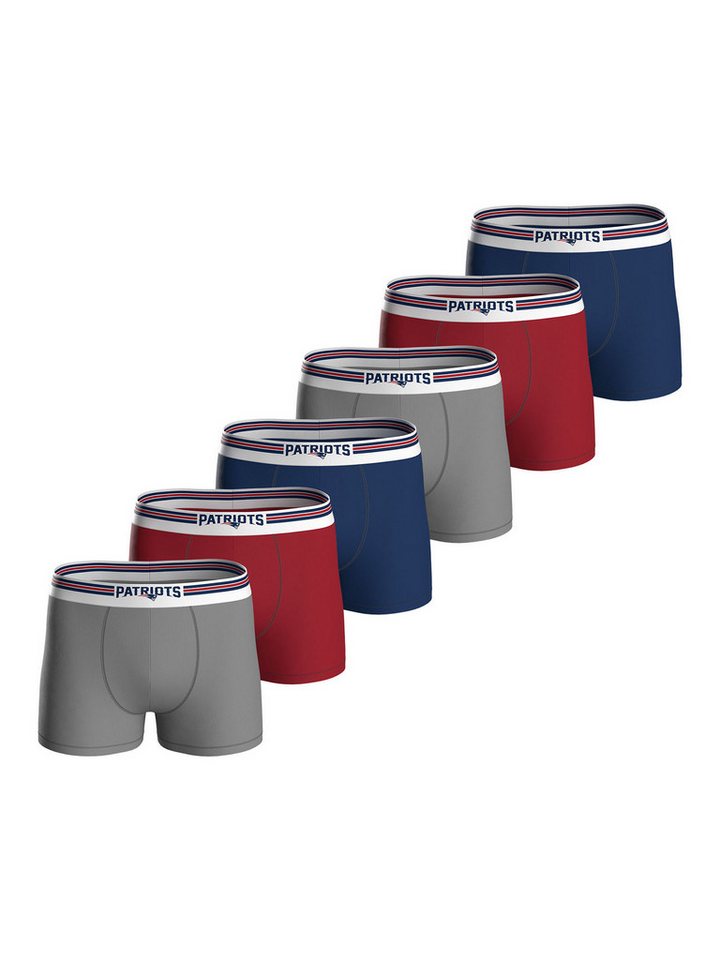 HUDDLE Boxer Patriots (6-St) Boxershorts, Unterhose, Boxerbriefs von HUDDLE