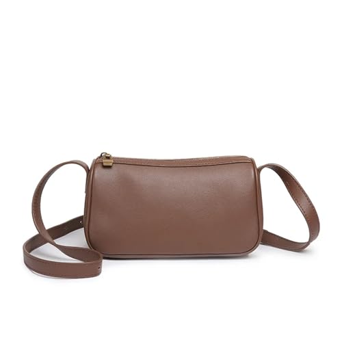 HUDFVIOI unterarmtasche Damenhandtasche, kleine Umhängetasche, Pendlertasche, einzelne Schultertasche, Unterarmtasche(Brown) von HUDFVIOI