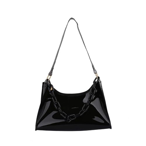 HUDFVIOI unterarmtasche Frische Gelee Tasche Einfarbig Transparent frauen Unterarm Schulter(Yellow) von HUDFVIOI