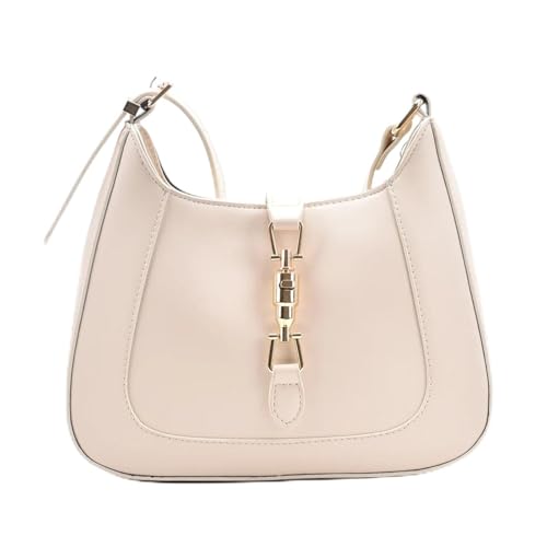 HUDFVIOI unterarmtasche Geldbörsen und Handtaschen Top-End-Designer-Leder-Schulter-Crossbody-Tasche for Frauen Unterarm(Beige) von HUDFVIOI