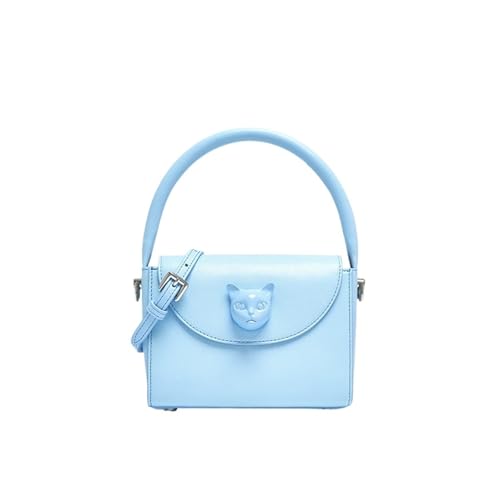 HUDFVIOI unterarmtasche Kleine Handtaschen aus Leder for Damen im Designer-Stil(LIGHT Blue) von HUDFVIOI