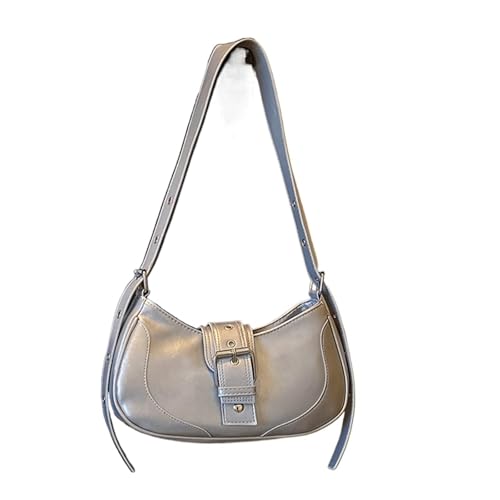 HUDFVIOI unterarmtasche Umhängetasche Damen Unterarmtasche Spicy Girls Handtasche(Silver) von HUDFVIOI