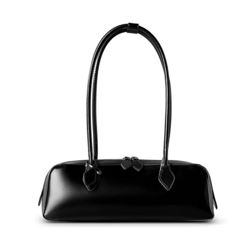 HUDFVIOI unterarmtasche Unterarm-Schultertaschen for Frauen Trend Designer Lange Griff Tote Wurst Damen Handtaschen(Black) von HUDFVIOI