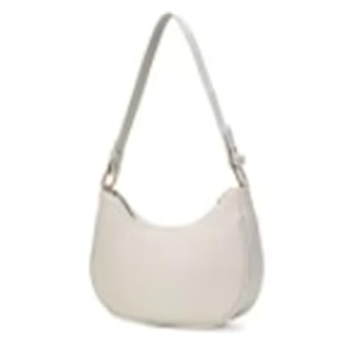 HUDFVIOI unterarmtasche Vintage Knödel Unterarmtasche for Damen Leder Umhängetasche(WHITE) von HUDFVIOI