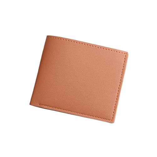 Leder geldbörse Leder Brieftasche Minimalist Geldbörse for Männer Geldwechsel Beutel Kreditkartenhalter Mann(Coffee 2) von HUDFVIOI