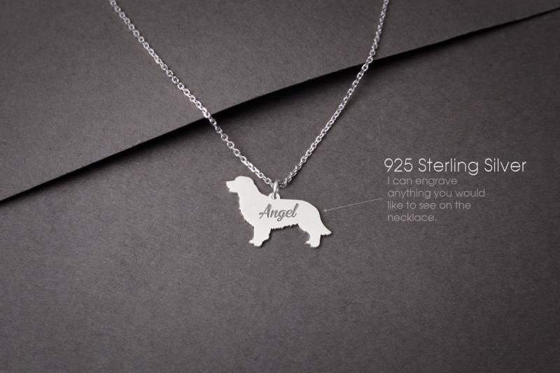 Golden Retriever Halskette Anpassbare Sterling Silber Hundeliebhaber Geschenk Golden Retriever Halskette Anpassbare Sterling Silber Hundeliebhaber Geschenk von HUDOCA