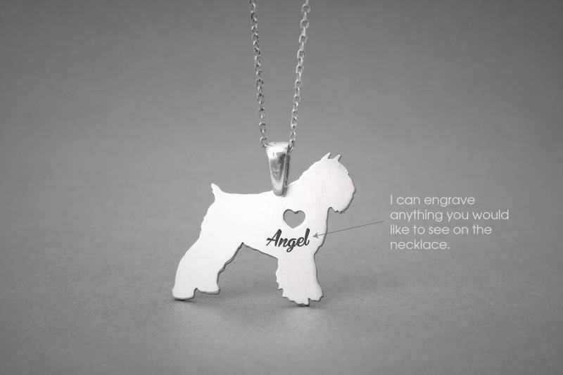 Personalisierte Bouvier Des Flandres Halskette Personalisierter Sterling Silber Hundeschmuck Personalisierte Bouvier Des Flandres Halskette Personalisierter Sterling Silber Hundeschmuck von HUDOCA