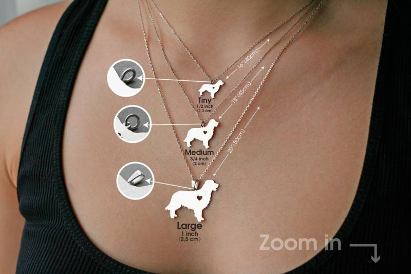 Personalisierte Labrador Retriever Sterling Silber Halskette - Gravierte Hundename von HUDOCA