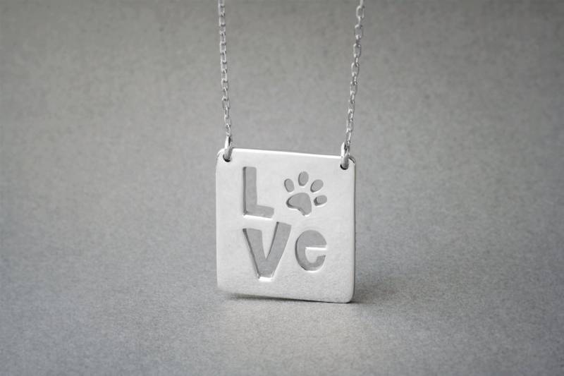 Pfote Abdruck Halskette Handgemachter Schmuck Für Tierliebhaber Pfote Abdruck Halskette Handgemachter Schmuck Für Tierliebhaber von HUDOCA