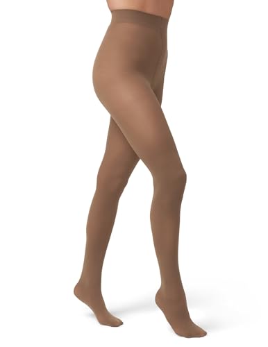 HUE Damen, Durchscheinend Bis zur Taille, Blickdicht Strumpfhose, 40 Denier, Cocoa, 34 von HUE