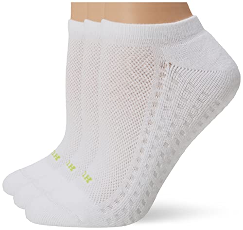 HUE Damen Air Sport 3 Paar No Show Socken - Weiß - Einheitsgröße von HUE