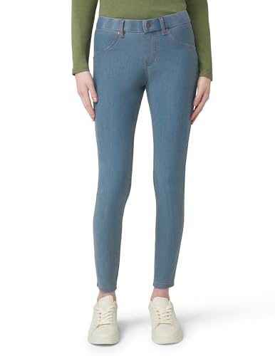 HUE Damen Essential Denim Leggings, Steinsäure-Waschung, 3X von HUE