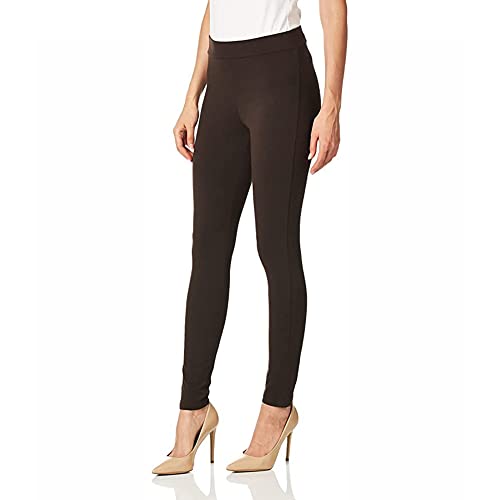 HUE Damen Verdunklungs-Leggings aus Baumwolle mit breitem Bund, Sortiert Strumpfwaren, Schwarz, XL von HUE