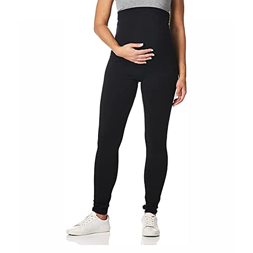 HUE Damen Maternity Cotton Leggings, schwarz, Groß von HUE