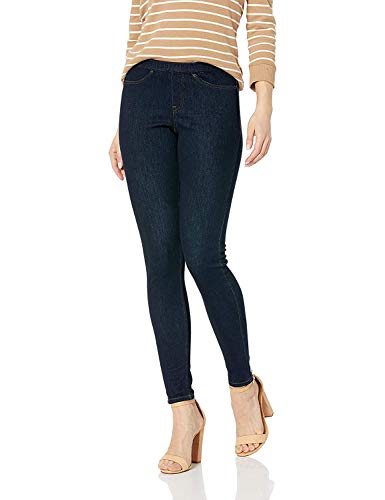 HUE Damen Jeanz-Denim-Leggings Strumpfwaren, Mitternachtsspülung, Mittel von HUE