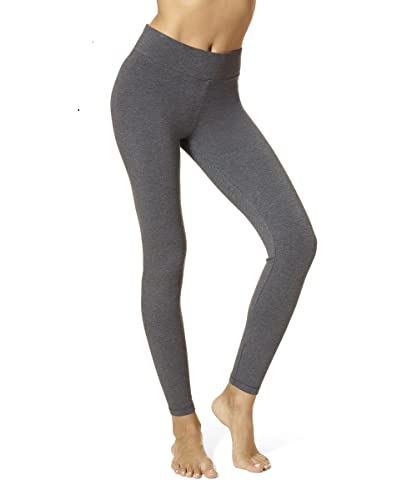 HUE Damen U12665 Leggings, Graphit meliert, S von HUE