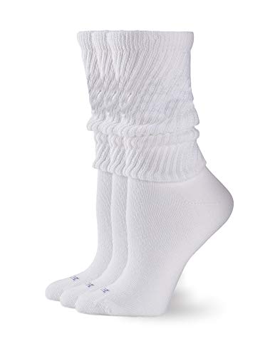 HUE Damen Slouch, 3 Paar Socken, Weiß/Weiß/Weiß, Einheitsgröße von HUE