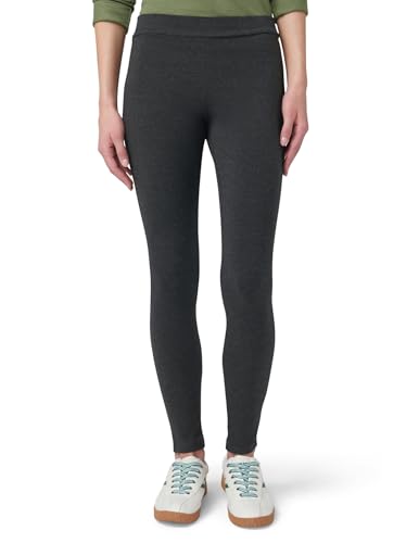 HUE Damen Verdunklungs Baumwolle mit Breitem Bund, Sortiert Leggings, Graphit meliert, S von HUE