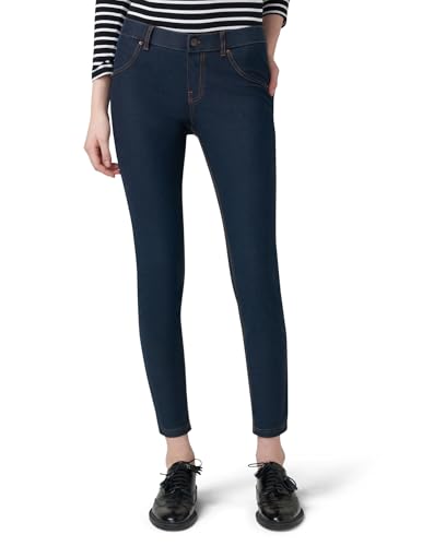 HUE Damen Essential Denim Leggings, Deep Indigo Wash, M von HUE