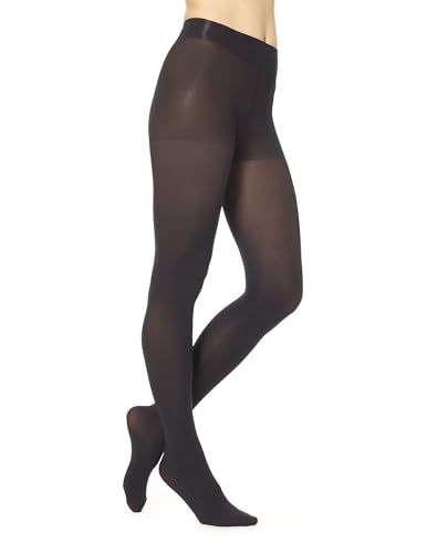 HUE Super Opaque Tights with Control Top Black 1 von HUE