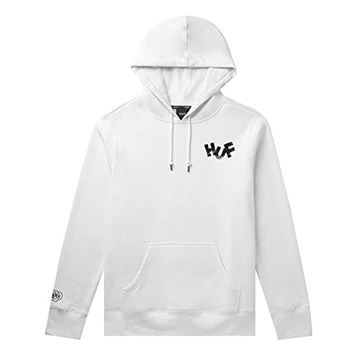 HUF Haze Brush Hoodie - White - L von HUF