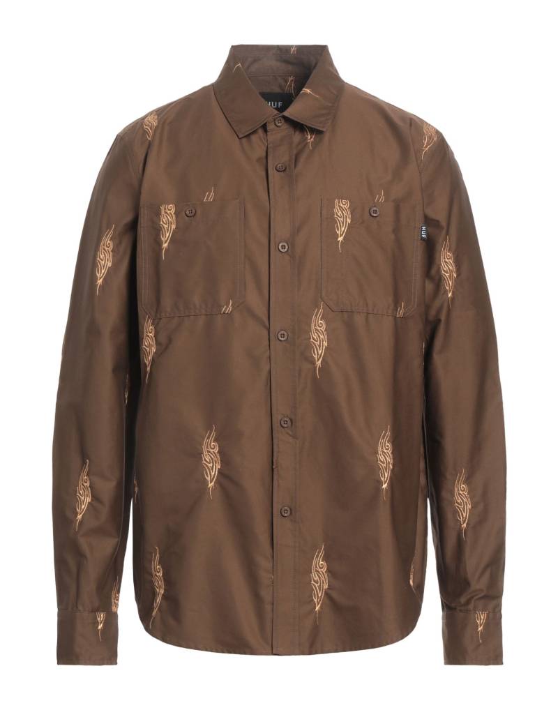 HUF Hemd Herren Braun von HUF