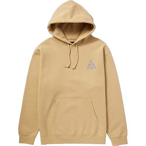 HUF Herren Hoodie Set Triple Triangle, Größe:L, Farben:Oatmeal von HUF