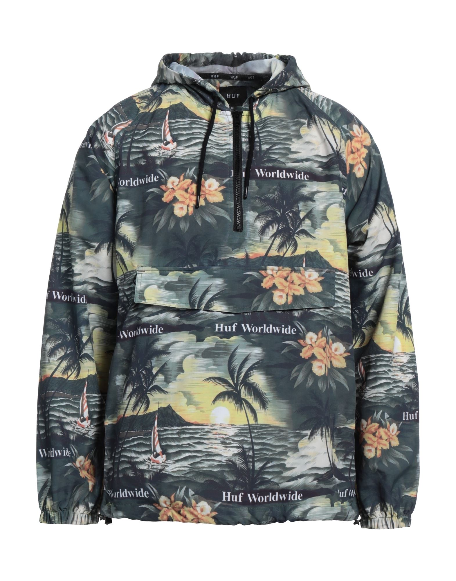 HUF Jacke & Anorak Herren Militärgrün von HUF