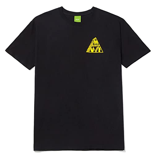 HUF Saturday Morning Triple Triangle T-Shirt Black XL von HUF