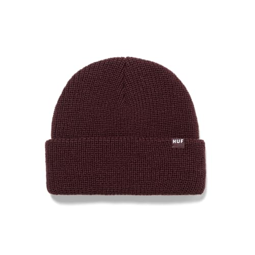 HUF Usual Fisherman Beanie Mütze - Aubergine - Einheitsgröße von HUF