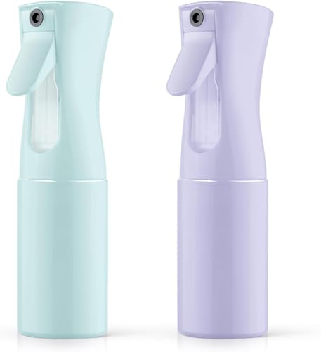 2 x 200 ml professionelle Sprayflaschen – feines Spray für Haar Salon | Spray Wasser & Haarprodukte | Wiederverwendbare Flasche mit verstellbarer Nozzle von HUFACAI