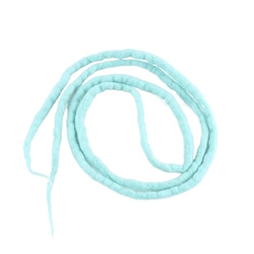 22 ZOLL Weiche Dreadlocks Doppelenden Nepal Wolle Synthetische Flechthaarverlängerungen Hip-Hop Handgemachte Dreads(Turquoise) von HUFFA