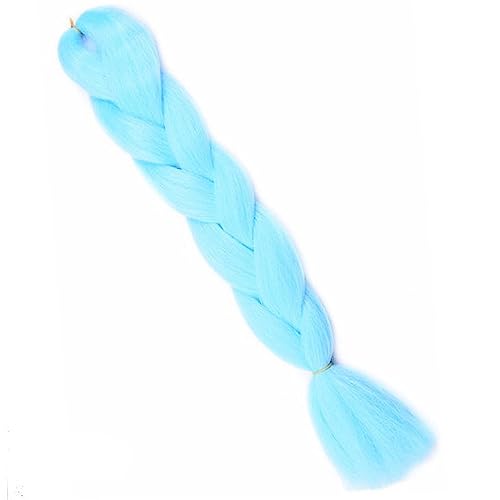 24 Zoll langes synthetisches Flechthaar for Frauen, bunte Zöpfe, 100 g, Regenbogenhaar, Trend-Weg(1 17) von HUFFA